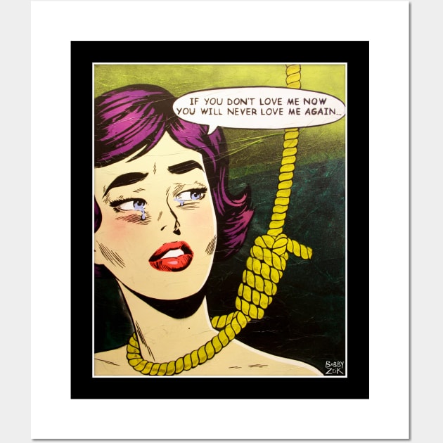 Pretty Noose Wall Art by Bobby Zeik Art